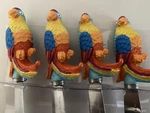 Vtg Set Island Paradise Parrot Spreaders Stainless Steel Blades Open Box Target. Fixed Price $12.79.