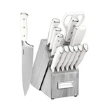 Cuisinart C77WTR-15PG 15-PIECE High Carbon Steel With Block Knife Set. Fixed Price $47.96.