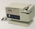 Vintage Oster Electric Knife Sharpener No. 511-06B Floating Split Wheel Tested. Fixed Price $14.99.