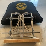 Warthog V Diamond Knife Blade Sharpener, Wood Base, Original Design Case. Fixed Price $69.00.