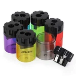Jarlink 6 Manual Pencil Sharpeners, Dual Holes Pack, Multicolored. Fixed Price $9.07.