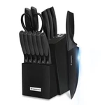 Knife Set With Sharpener 15 Pcs High Carbon Stainless Steel Knives Block Se.... Fixed Price $100.45.