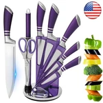 Mdhand Kitchen Knife Set Universal Chef Knives Block Utility. Fixed Price $27.54.