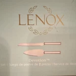 Lenox Devotion 2PC Cake Knife & Server Set 13 Stainless Steel Silver. Fixed Price $33.99.