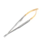 ODONTOMED2011 T/c Castroviejo Needle Holder 8" Straight With Lock Round.... Fixed Price $35.99.