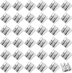 Cobee 36 Pack Metal 2.45 X 2.35 1.24CM/0.96 0.92 0.48 Inches, Silver. Fixed Price $14.76.