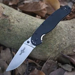Ontario Satin Rat AUS8 Blade Black G10 Liner Lock Big Folding Pocket Knife. Fixed Price $29.85.