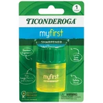 Ticonderoga My First Large Barrel Pencil Sharpener, Yellow And Green. Fixed Price $9.35.