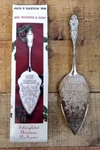 Wm. Rogers & Son Silverplated Christmas Pie Server. Fixed Price $9.99.