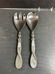 Julia Knight Eclipse Salad Servers Mist. Fixed Price $85.00.