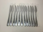 American Stainless Steel Dinner Knife, 8", 12 Count, 73KN001. Fixed Price $10.95.