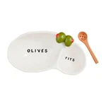 Mudpie - Olive & Pit Dish Set 41860107. Fixed Price $22.20.