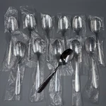 Fortessa Grand City 7 1/8" 18/10 Stainless Steel Flat SPOON-12. Fixed Price $22.00.