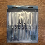 J.a. Henckels International 8 Piece Steak Set Serrated Stainless Steel New Nib. Fixed Price $34.99.