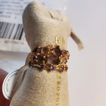 Anthropologie Stacked Birthstone Ring Set Trio February New With Tags. Fixed Price $40.50.