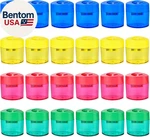 24PCS Pencil Manual, Assorted Color Small Dual Hole Sharpeners. Fixed Price $30.14.