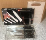 Kuchenstolz Crafted Cutlery Knife Set Sharpening Steel Cutting Board Knives D10. Fixed Price $12.99.