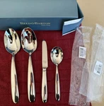 Reed & Barton Stainless Flatware 4 Pc Hostess Serving Set Freeport- New Box. Fixed Price $12.00.