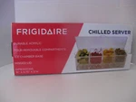 Frigidaire Chilled Server Clear Durable Acrylic Bpa Free 16"X 5.75"X 5"H New. Fixed Price $27.00.