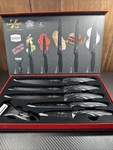 Swiss Gold Switzerland Ceramic Kitchen Knife Set Pro Line SG-9200 S8. Fixed Price $12.99.