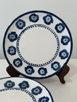 Mud Pie Flower Rim Salad Appetizer Plates Set Of 4 White Porcelain New. Fixed Price $47.99.