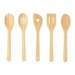 Mainstays 5PK Bamboo Cooking Spoons, Kitchen Essential Tools Set. Fixed Price $9.99.