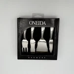 New Oneida Stainless Steel 4 Piece Cheese Tools Appetizer Tray #55053. Fixed Price $13.50.