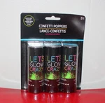 Amscan Confetti Poppers 3 Pack *new* Black Light Reactive. Fixed Price $11.66.
