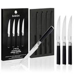 Babish High-carbon 1.4116 German Steel Cutlery, 4PK Forged Kitchen Steak Knife. Fixed Price $62.15.