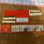 Vintage Set Of 4 Quikut Knives Different Edges Ivory Handles Nos. Fixed Price $5.99.