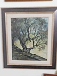 Werner Philipp (1897-1982, San Francisco); "olive Tree, France", O/b, Signed. Fixed Price $950.00.
