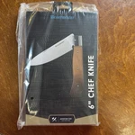 Messermeister Adventure Chef Knife 6" X50 1.4116 Steel Blade Carbonized Maple. Fixed Price $80.00.