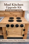 Mud Kitchen Accessories Set Stove Burner & Knobs For Kids Outdoor Play. Fixed Price $25.99.