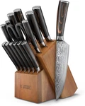 Professional Kitchen Knife Set, 15 Pieces, High Carbon Stainless Steel, Ergonomi. Fixed Price $376.45.