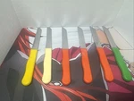Fixwell Stainless Steel Knives Assorted Color Knife Multi-purpose Set Of 6 T4. Fixed Price $11.03.