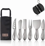 6-PIECE Cheese Knife Set, Premium Stainless Steel Knives For Charcuterie. Fixed Price $23.84.