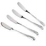 Zelta Stainless Steel Spreaders Silver, Packs Of 4 6.1" X 0.6" 0.1", Sliver. Fixed Price $9.90.
