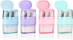 4 Pcs Manual Pencil Sharpener With Eraser, Double Pink, Blue, Purple, Green. Fixed Price $16.43.