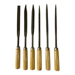 Sona Enterprises 6PC Wooden Handle Needle File Set 5MM X 180MM 7296NFW. Fixed Price $10.99.