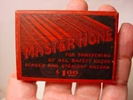 Vintage Master Hone Razor Blade Sharpening Stone Box. Fixed Price $12.99.