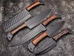 5 Pieces Chef Knives Buck Set Forged Carbon Steel Kitchen Knife Full Tang. Fixed Price $84.15.