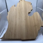 State Of Michigan Shaped Cutting Board Maple Wood.. Fixed Price $18.99.
