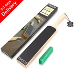 Hutsuls Double Sided Leather Strop Paddle Compound Knife Kit Sharpener Honing. Fixed Price $24.99.