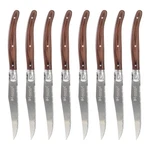 Laguiole Style Steak Knives Set Of 6, Serrated Stainless Steel Knife Se.... Fixed Price $36.59.