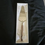 Edelstahl Rostfrei Stainless Cake Server Shovel Wooden Handle Spatula Nib Nos. Fixed Price $19.95.
