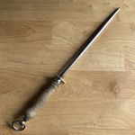 F. Dick Arrow Kitchen Knife Sharpener Honing Rod Wood Handle Made Germany. Fixed Price $49.95.