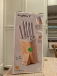 Berghoff Stainless Steel 7PC Knife Block Set New. Fixed Price $20.00.
