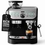 Zulay Kitchen Magia Manual Espresso Machine With Built-in Grinder & Steam Wan.... Fixed Price $294.23.