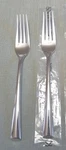 2 Pc. Dansk Bistro Cafe Dinner Fork Stainless Steel 18/10 Flatware New! Set Of. Fixed Price $98.00.