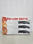 Forever Sharp Knives Tomato, Cheese, And Pizza Cut Out On Serrated Blades.. Fixed Price $19.95.